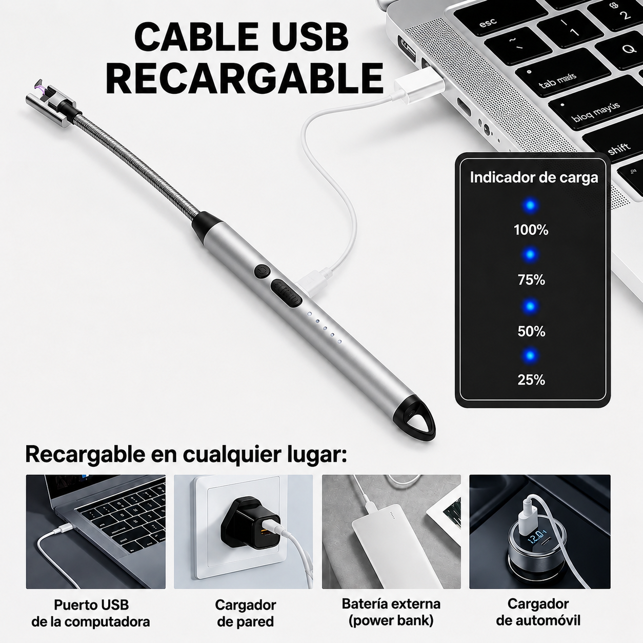 Encendedor de Plasma USB